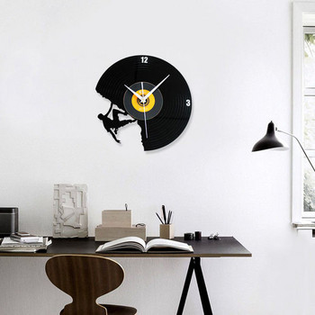 Винилов модерен часовник за стена в кръгла форма
