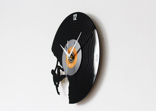 Ceas de perete rotund modern din vinil