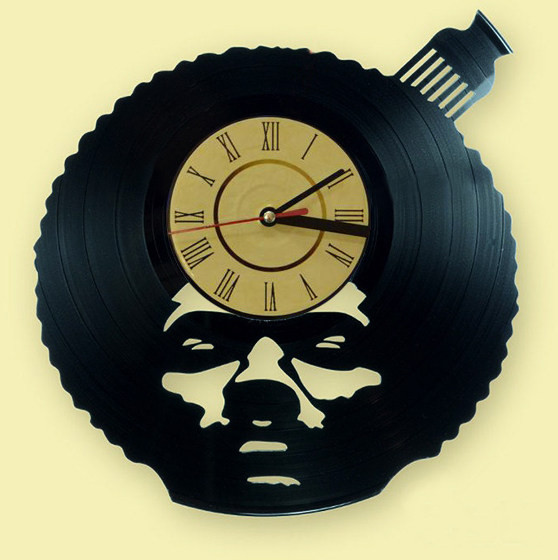 Ceas de perete rotund din vinil