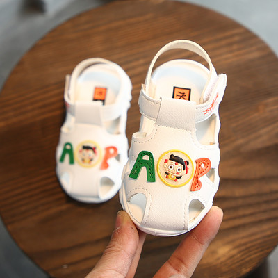 Нов модел бебешки сандали от еко кожа за момчета или момичета