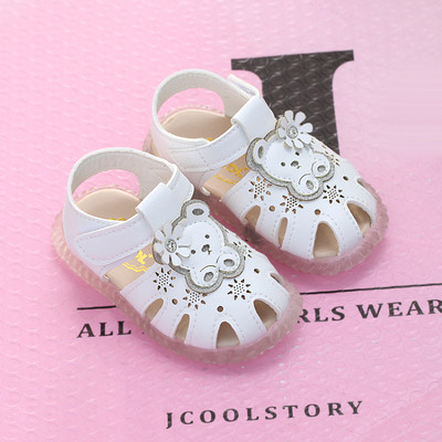 Sandale moderne pentru bebeluși din piele ecologică cu panglică și talpă moale