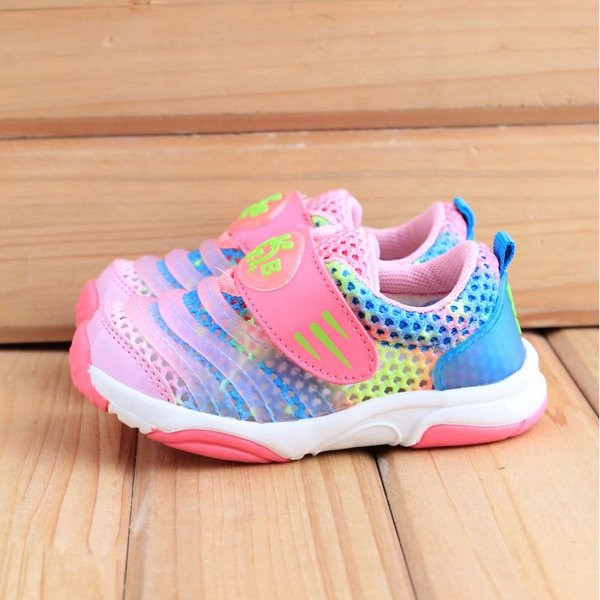 Adidași din material textil pentru bebeluși cu autocolante - diferite modele