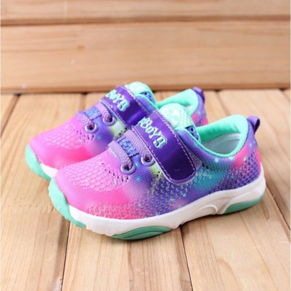 Adidași din material textil pentru bebeluși cu autocolante - diferite modele