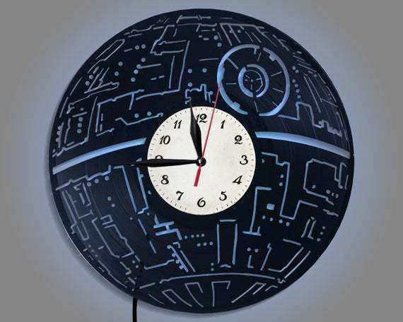 Ceas rotund decorativ din vinil