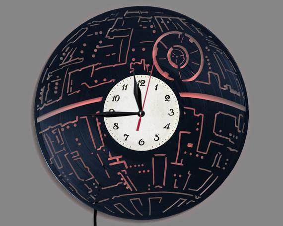 Ceas rotund decorativ din vinil