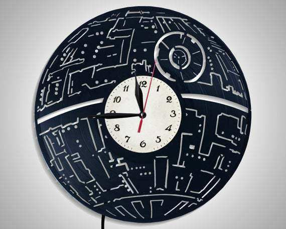 Ceas rotund decorativ din vinil