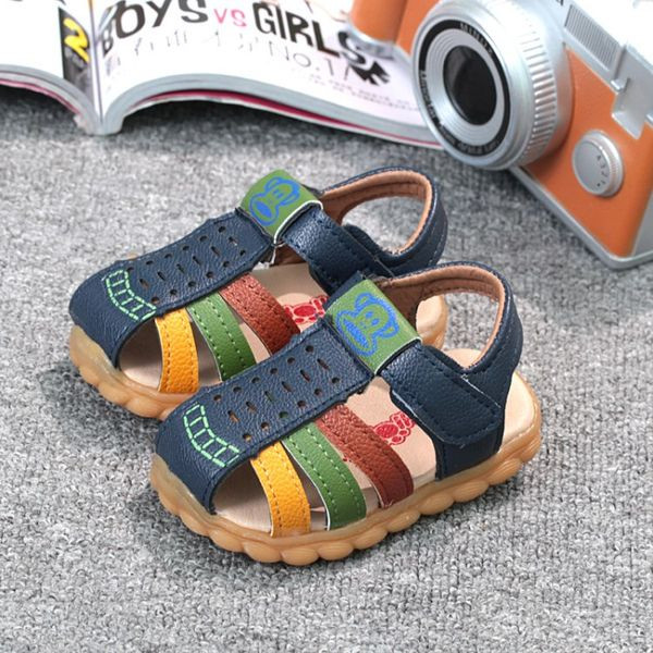 Sandale de vara pentru bebelusi pentru fete si baieti cu talpa moale