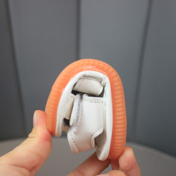 Sandale pentru bebeluși cu talpă moale și inscripție