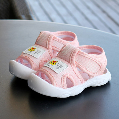 Textil babasandál matricákkal