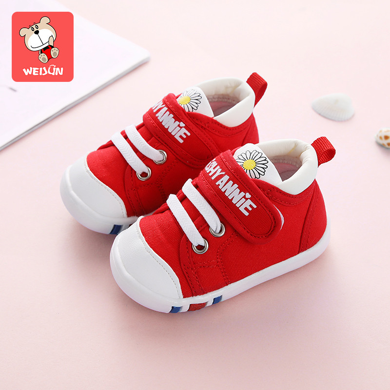 Pantofi pentru bebelusi cu autocolante pentru fete si baieti