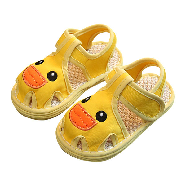 Model nou de sandale textile pentru bebelusi cu banda