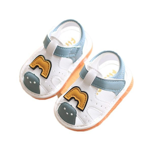 Sandale unisex din piele pentru bebelusi