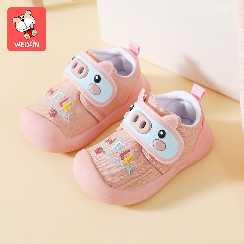 Pantofi pentru bebelusi cu talpa moale - potriviti pentru fete si baieti