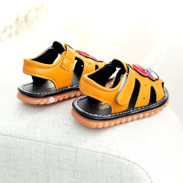 Sandale moderne pentru bebeluși din imitație de piele cu talpă plată