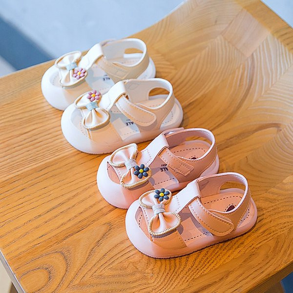 Sandale de vara pentru bebelusi din piele ecologica si talpa de cauciuc