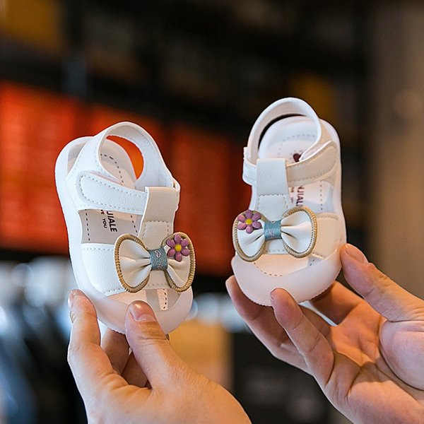 Sandale de vara pentru bebelusi din piele ecologica si talpa de cauciuc