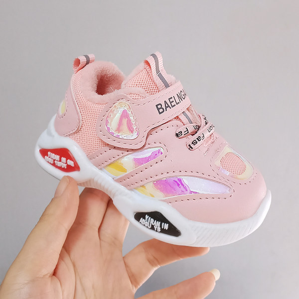 Tenisi moderni pentru bebelusi din piele ecologica pentru fete si baieti