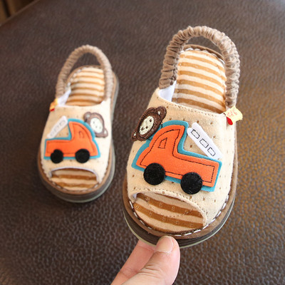 Textil babasandál gumival