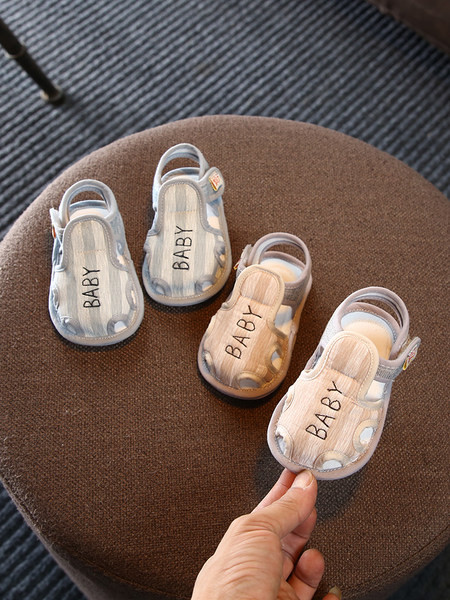 Sandale de vara din stofa cu talpa moale