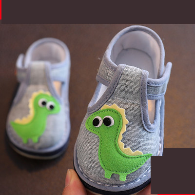 Sandale pentru bebelusi cu broderie si aplicatie