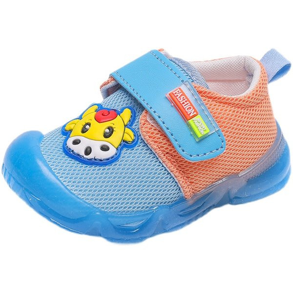 Pantofi casual pentru bebelusi cu emblema si talpa moale