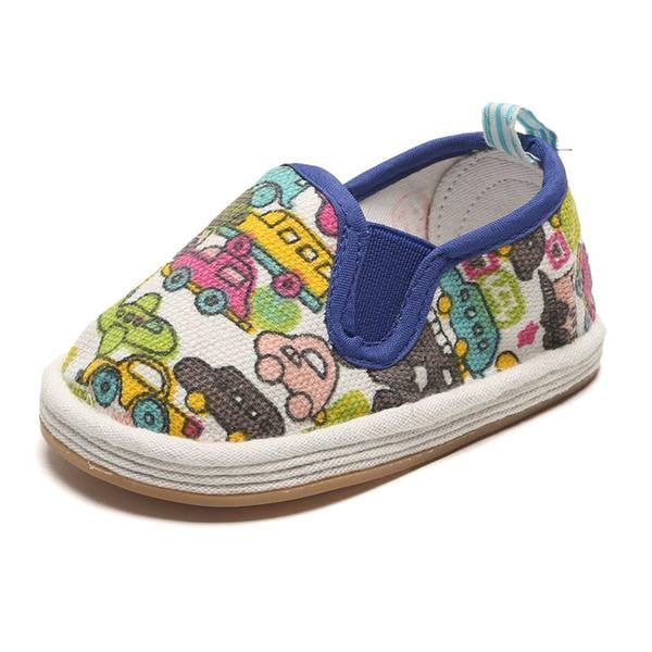 Цветни бебешки платнени обувки за момчета или момичета