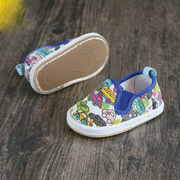 Pantofi colorati din panza pentru bebelusi pentru baieti sau fete