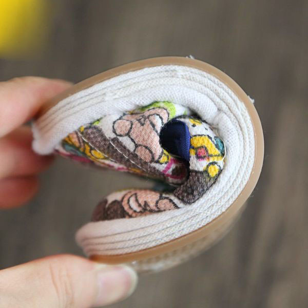 Pantofi colorati din panza pentru bebelusi pentru baieti sau fete