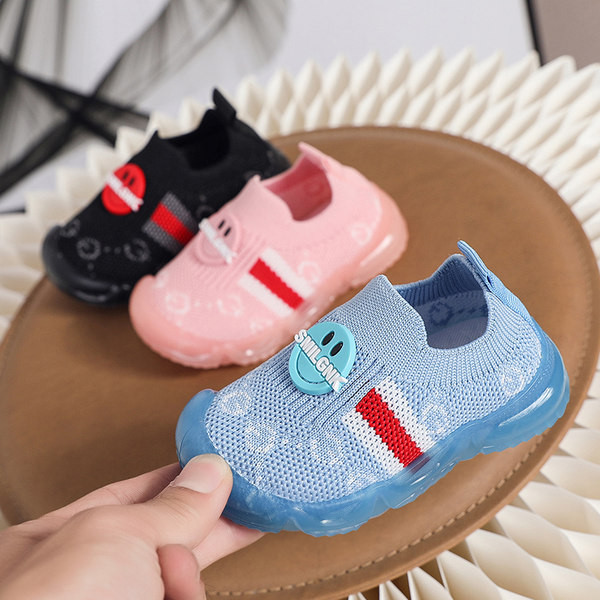 Pantofi casual pentru bebelusi cu talpa moale pentru fete sau baieti