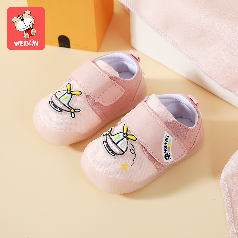 Pantofi bebelusi cu broderie pentru fete si baieti