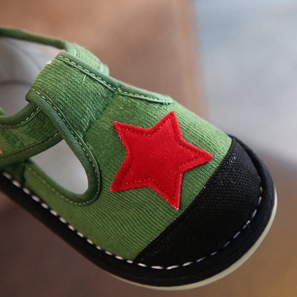 Pantofi textile pentru bebelusi - model unisex