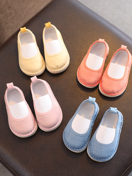 Бебешки текстилни обувки с ластик - унисекс модел