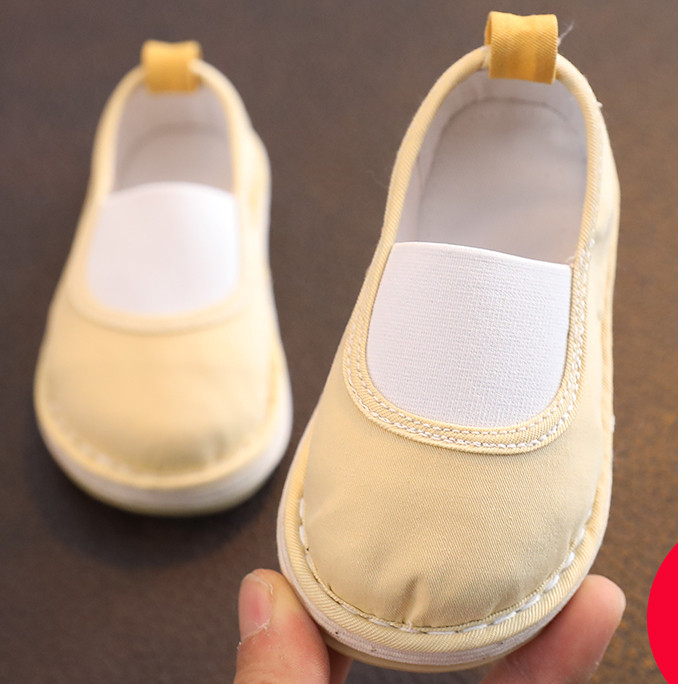 Pantofi textile pentru bebelusi cu elastic - model unisex