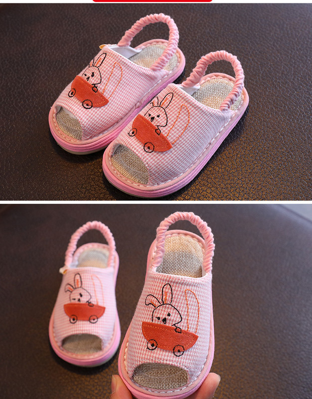 Sandale textile pentru bebelusi cu aplicatie si elastic