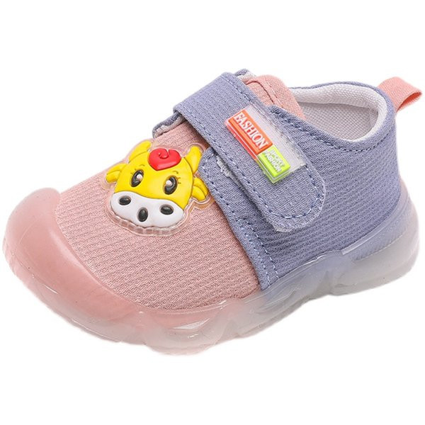 Pantofi casual pentru bebelusi cu talpa moale si emblema