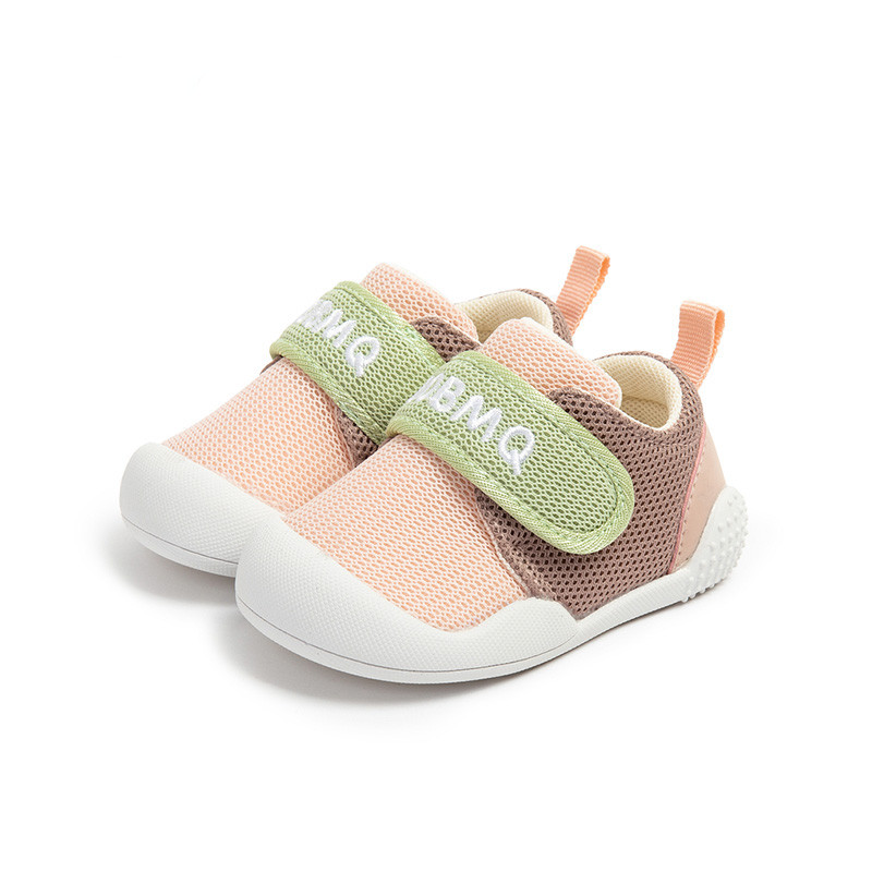 Pantofi respirabili pentru bebelusi cu autocolante - model unisex