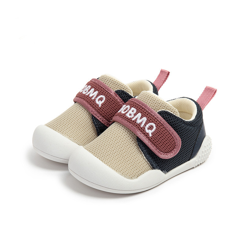 Pantofi respirabili pentru bebelusi cu autocolante - model unisex