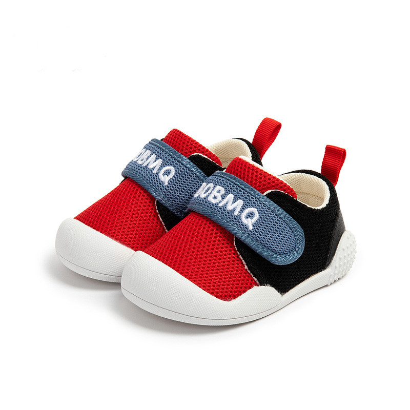 Pantofi respirabili pentru bebelusi cu autocolante - model unisex