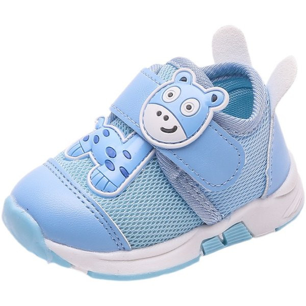 Model nou de pantofi pentru bebeluși cu talpă moale și element 3D potrivit pentru fete și băieți