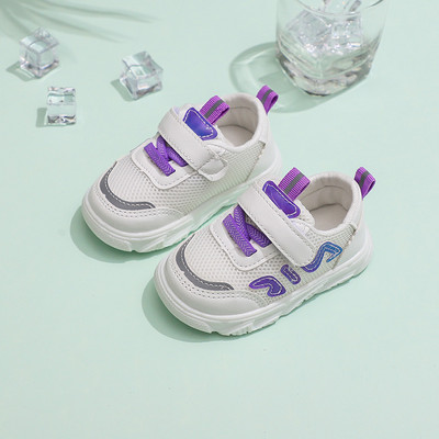 Casual παιδικά πάνινα παπούτσια με velcro - τρία χρώματα