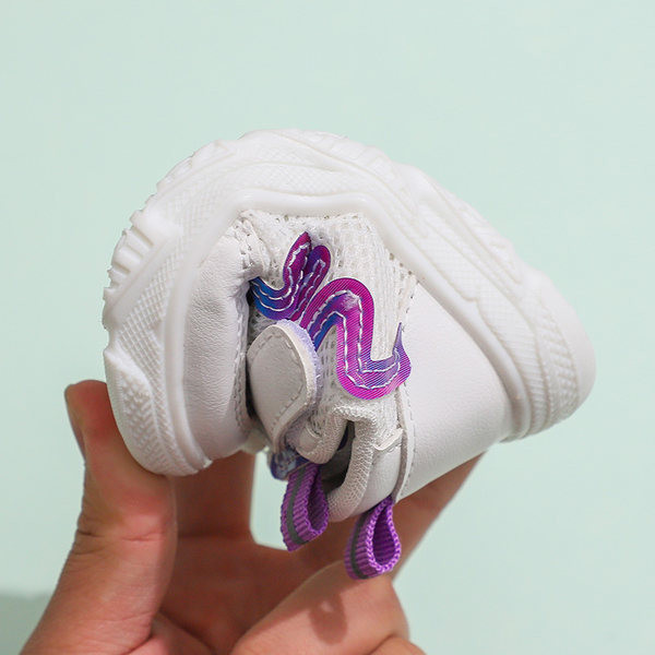 Tenisi casual pentru bebelusi cu velcro - trei culori