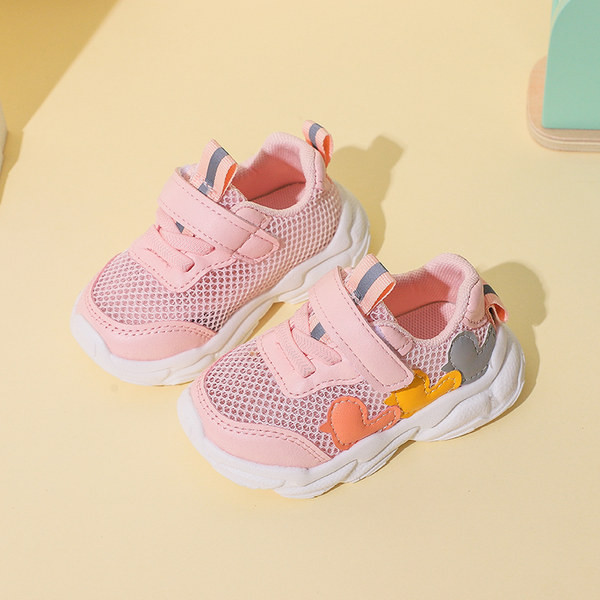 Tenisi casual respirabili pentru bebelusi cu velcro