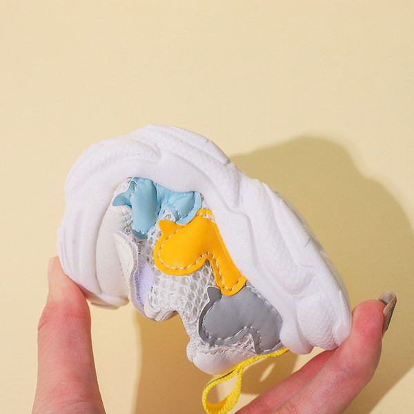 Tenisi casual respirabili pentru bebelusi cu velcro