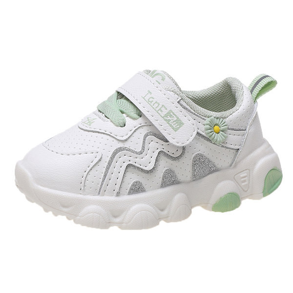 Model nou de adidași pentru bebeluși cu inscripție - piele artificială pentru fete