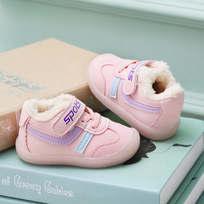Нов модел бебешки обувки с мека топла подплата за момичета или момчета - няколко модела