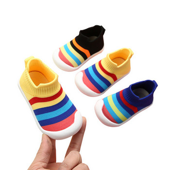 Παιδικά  βρεφικά παπούτσια πρώτα βήματα αναπνεύσιμα σε στυλ κάλτσα