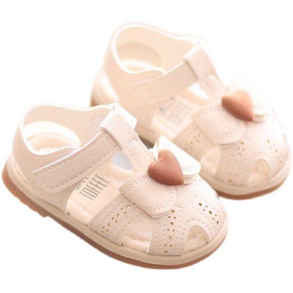 Sandale din piele pentru bebelusi cu panglica si talpa moale