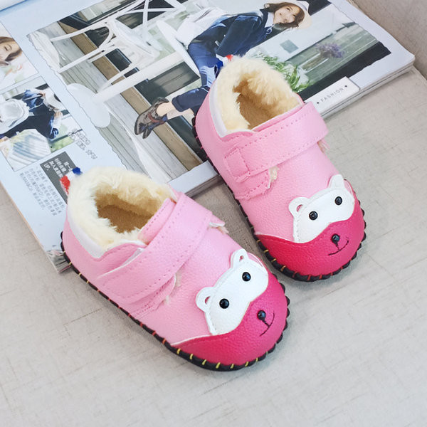 Model nou de pantofi pentru bebeluși cu căptușeală moale și călduroasă și velcro