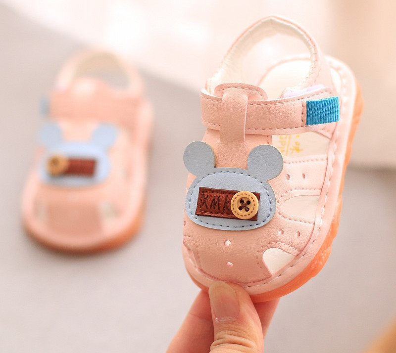 Sandale bebelusi pentru fete si baieti cu element 3D - doua modele