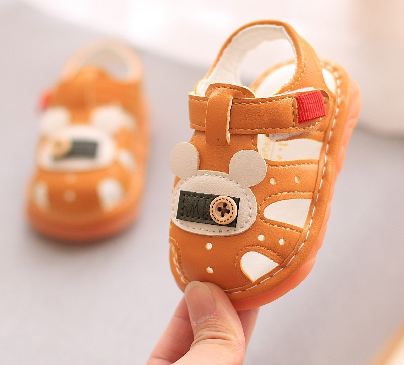 Sandale bebelusi pentru fete si baieti cu element 3D - doua modele